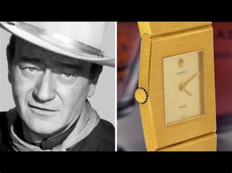 john wayne rolex|king midas rolex watch.